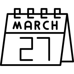 March 27 Icon