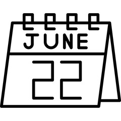 June 22 Icon
