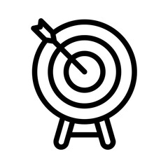 Archery line icon