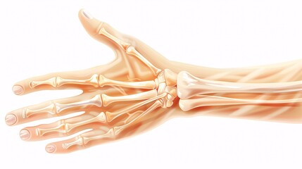 Wrist Joint Illustration, Excretion Pathways