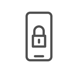 Locks related icon outline and linear vector.	
