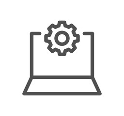 Setting and controls related icon outline and linear vector.	
