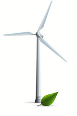 Renewable energy sources, wind turbines and solar panels