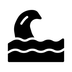 wave glyph icon