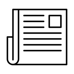 News Paper icon Design