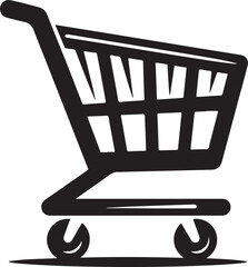 Shopping Cart silhouette vector illustration