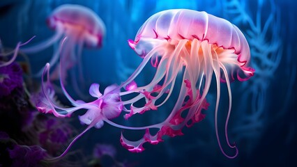 Fototapeta premium jelly fish in aquarium