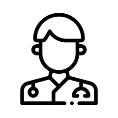 doctor line icon