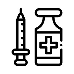 syringe line icon