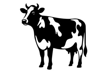 Fototapeta premium Vector of a cow sketch