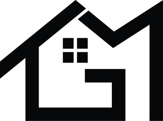 Obraz premium Vector GM logo