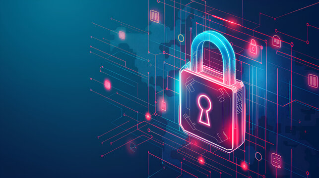 Cadenas cybers&eacute;curit&eacute; 3D