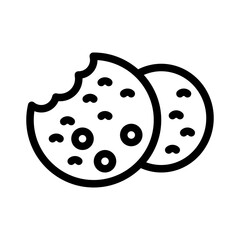 cookie line icon