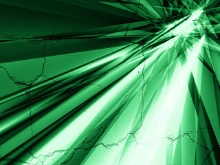 Zielone tło ściana tekstura kształty © Alythier