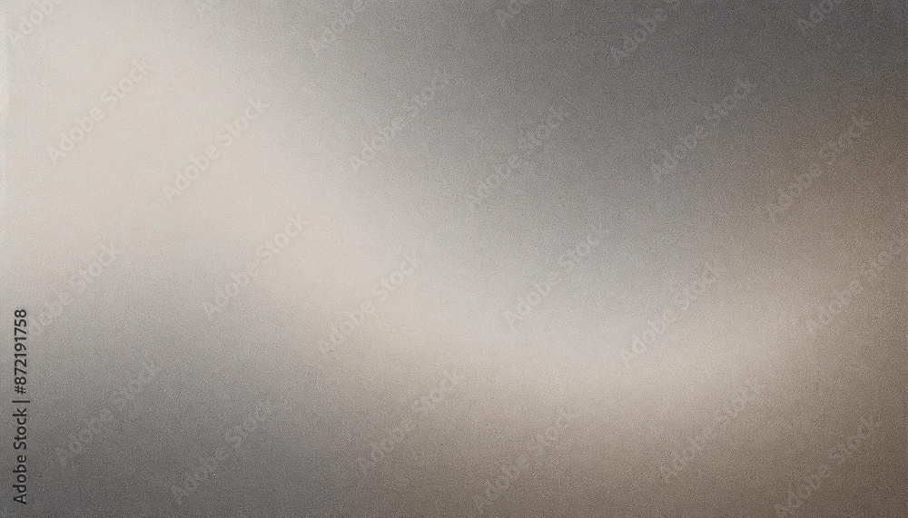 Poster beige gray silver metal abstract background texture with gradient, minimalistic wallpaper banner wit