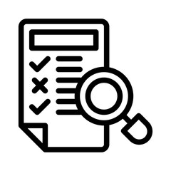 audit line icon