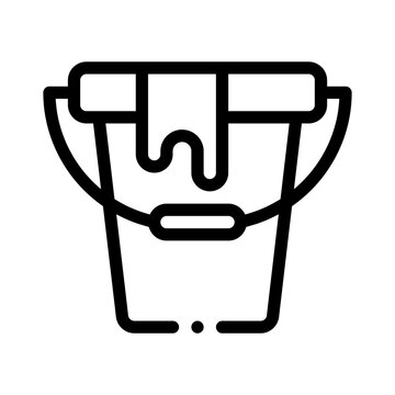 recommend clip art: bucket line icon