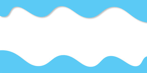 Blue Wave Abstract Background with Curves and Lines