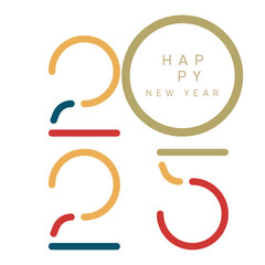 2025 new year logo.New business goal strategy concept. 2025 goal planning business concept	
