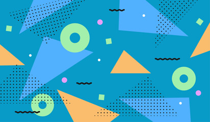 Obraz premium Abstract geometric background vector template