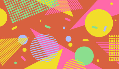 Abstract geometric background vector template