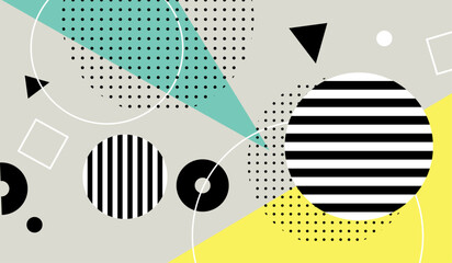 Abstract geometric background vector template