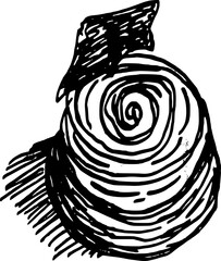 Drawing of pastry products, desserts. Food menu design template. Hand drawn sketch vector illustration. Cake
