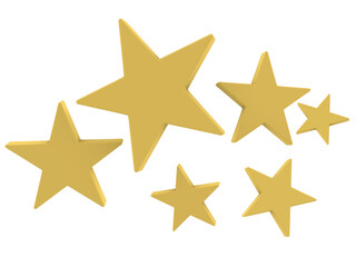 Golden stars icon