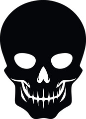 skull vector silhouette design