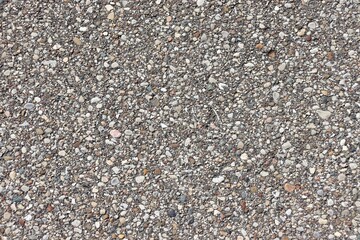 A close view of the pavement surface.