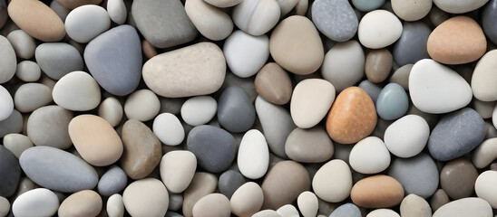 natural stone pebbles background