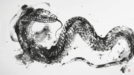 2025 Chinese New Year, year of the Snake. Chinese zodiac