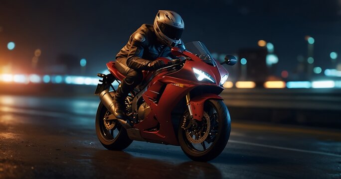 Motorcycle Night Images – Browse 84,752 Stock Photos, Vectors, and ...