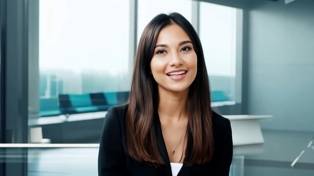 A young woman preparing to film a sequence and talking off camera