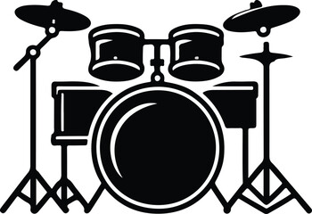 High-Quality Drum Set Vector and Illustration Art: Perfect Clipart and Graphics for Musicians and Designers