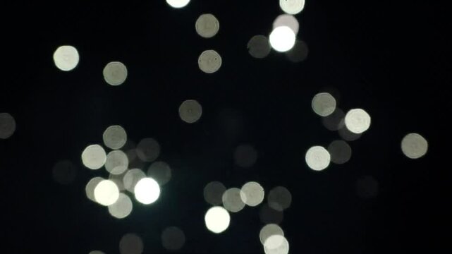 White light bubles crackers