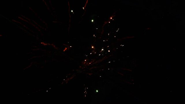 fireworks in the sky