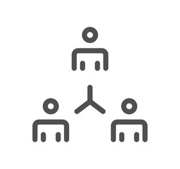 Core values related icon outline and linear vector.	
