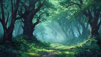 Mystical Forest Path