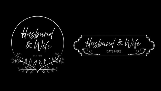 Classy Romantic Wedding Title Bundle