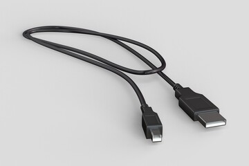 Cable USB 3D model