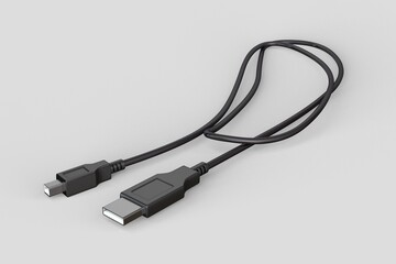 Cable USB 3D model