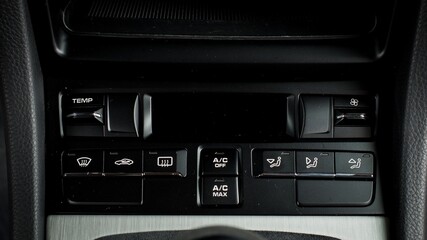 Obraz premium Climate controls in a car