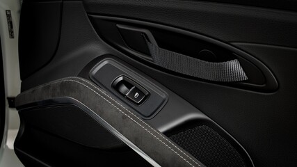 Naklejka premium Passenger door window controls