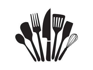 set of kitchen utensils