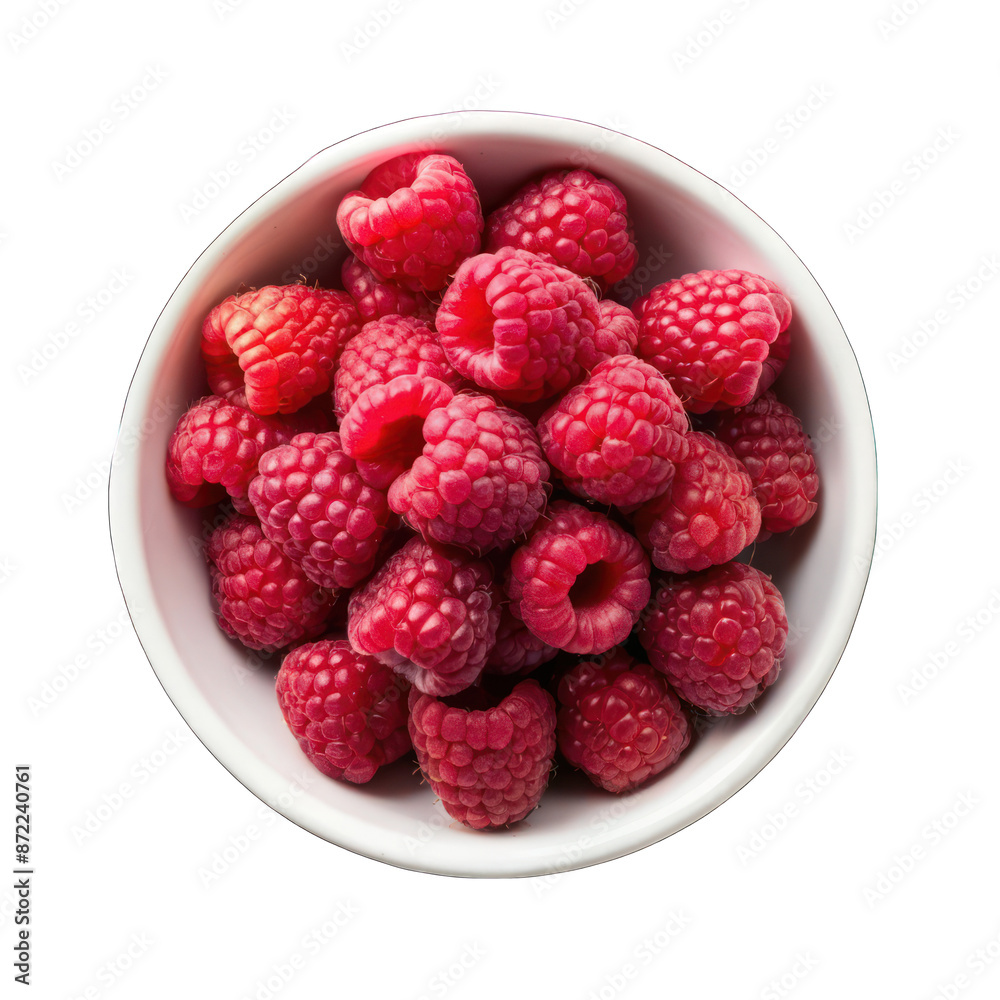 Wall mural rash berries isolated on transparent background