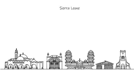 Naklejka premium Sierra Leone