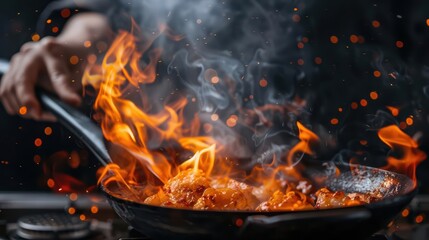 An advanced culinary school teaches chefs to harness the power of demonic fire in their cooking