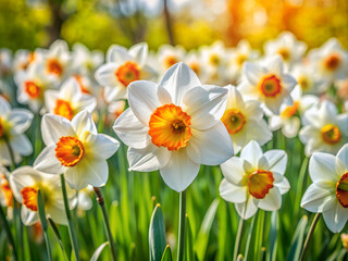 Obraz premium daffodils in the garden