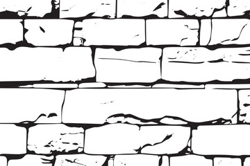 Black and White Wall Detailed Natural Stone Surface